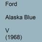 Preview: Ford, Alaska Blue, V (1968).